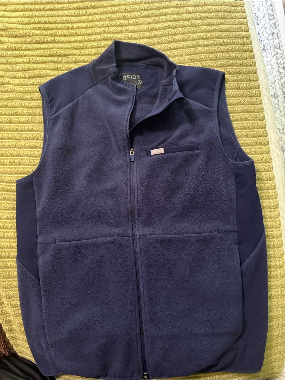 FIGS Women’s Navy Fleece Vest